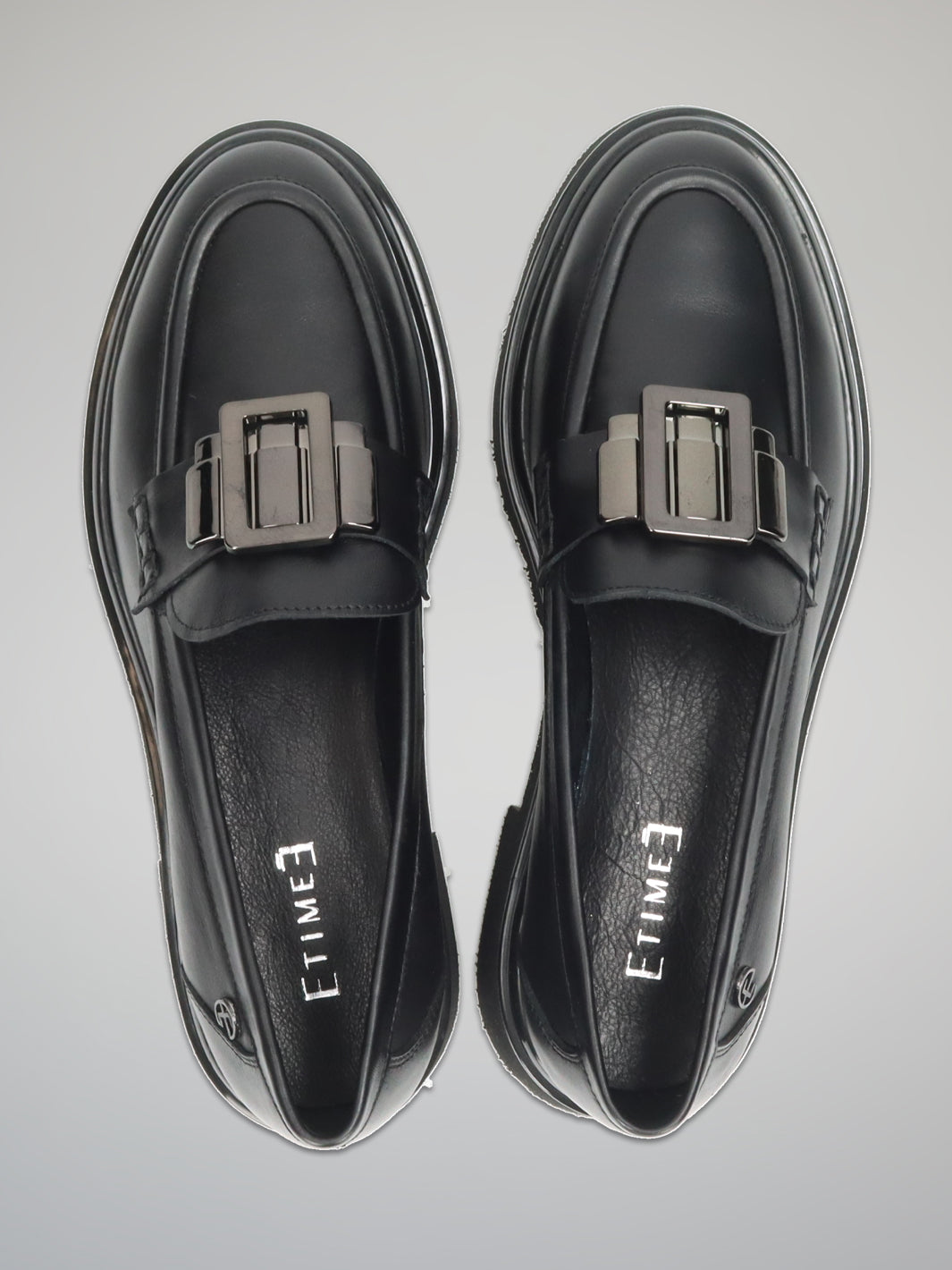 LEATHER SHOES - BLACK