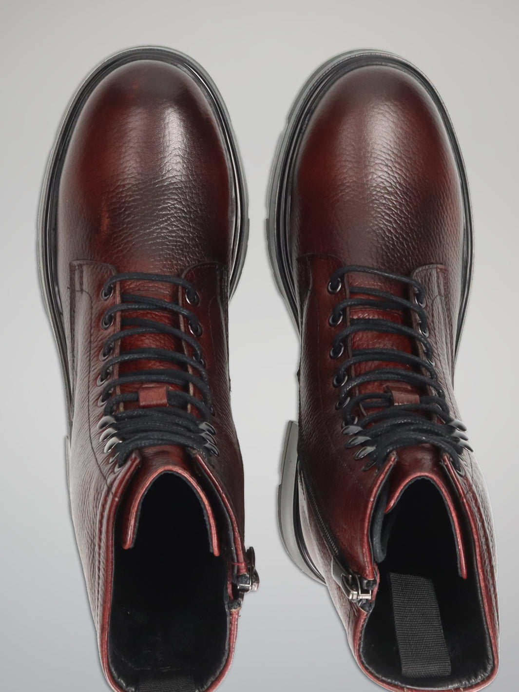 ANKLE BOOTS - BURGUNDY