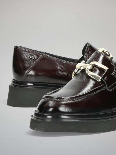 LEATHER SHOES - BURGUNDY