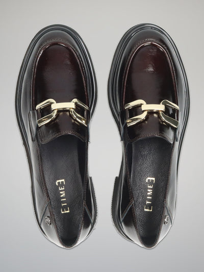 LEATHER SHOES - BURGUNDY