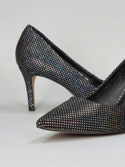 LEATHER PUMPS - BLACK