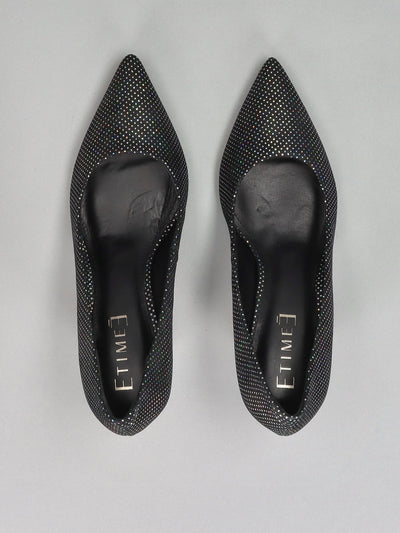 LEATHER PUMPS - BLACK