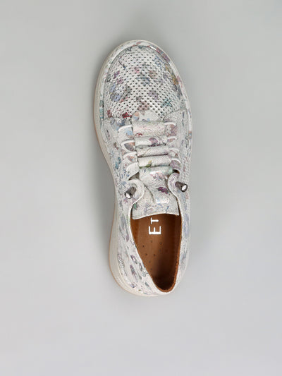 LEATHER LOW SHOES - MULTI/COLOURED