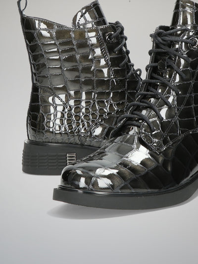 FASHION ANKLE BOOTS - BLACK