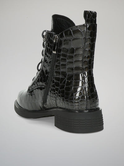 FASHION ANKLE BOOTS - BLACK