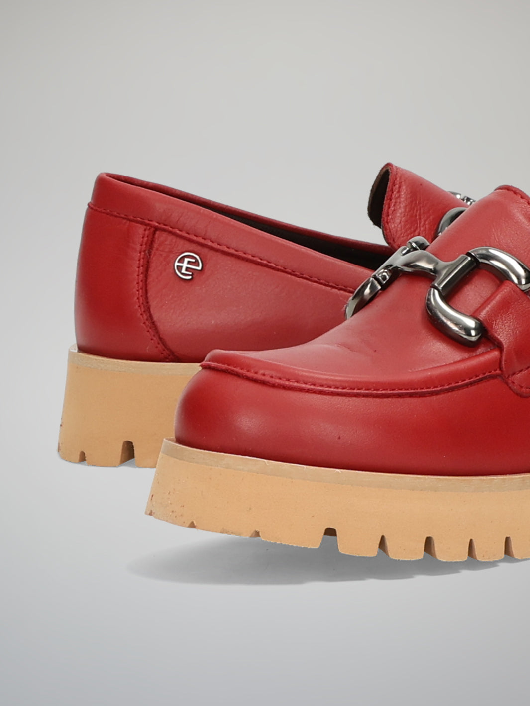 LEATHER SHOES - RED