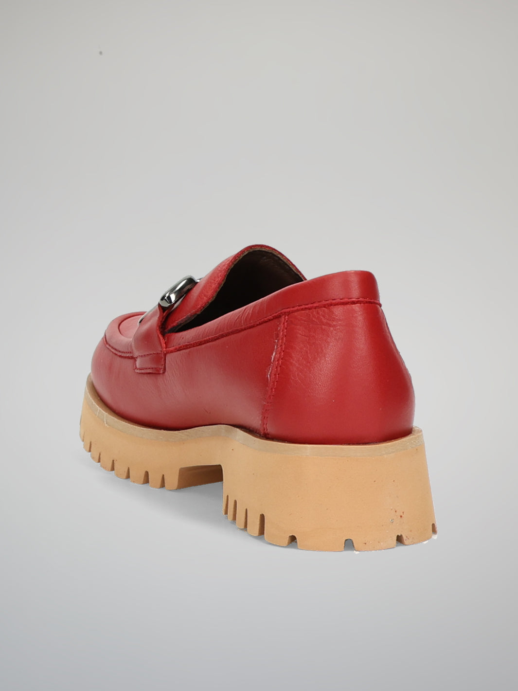 LEATHER SHOES - RED