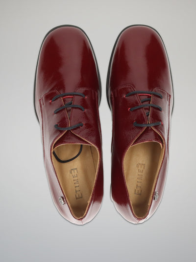 LEATHER SHOES - BURGUNDY