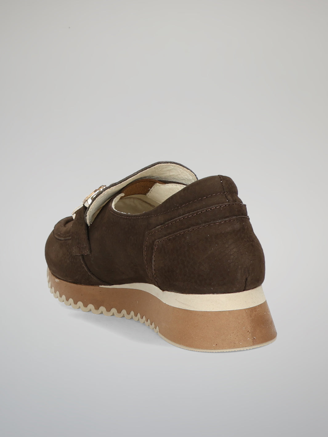 LEATHER SHOES - BROWN