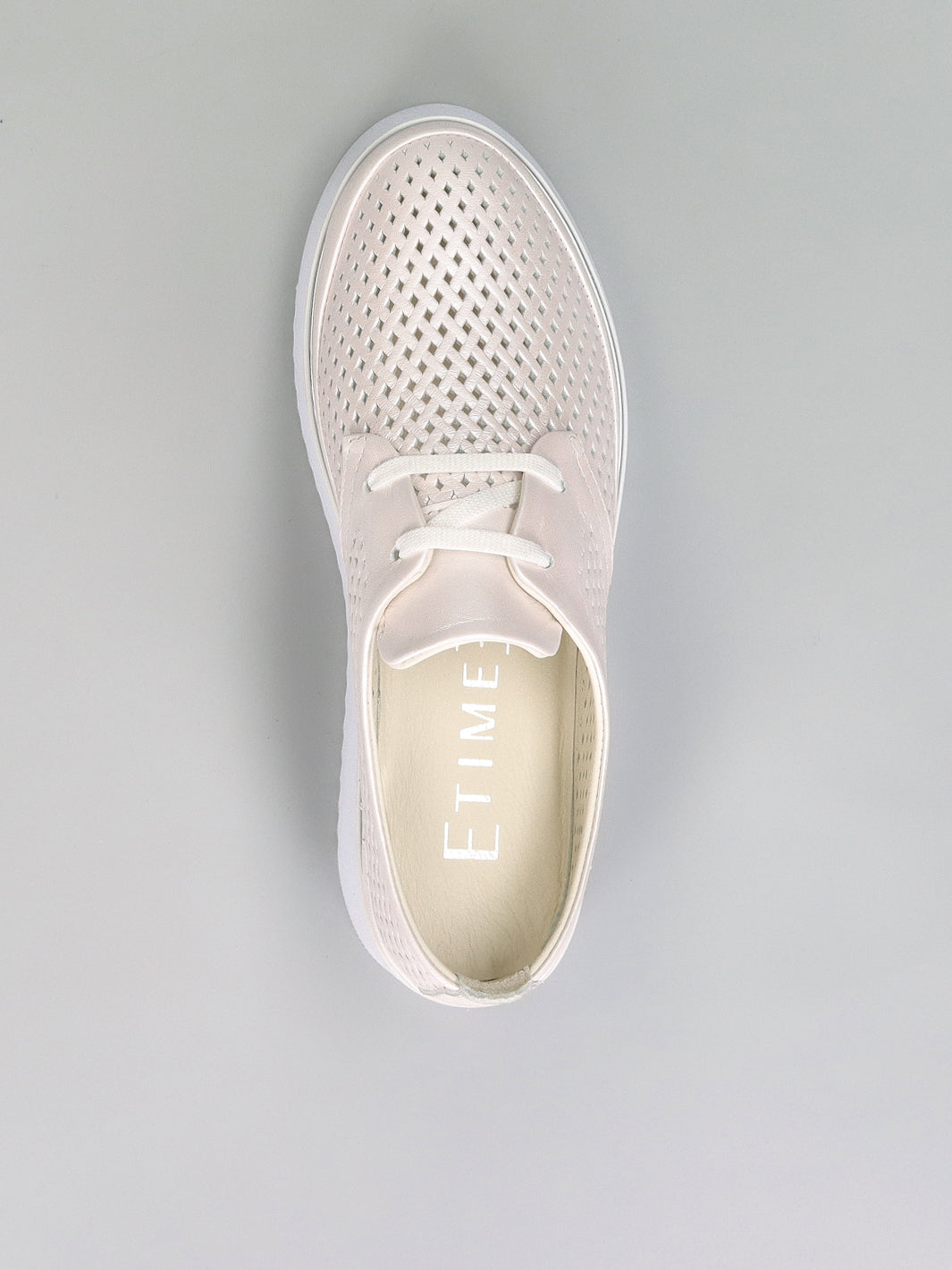 LEATHER LOW SHOES - WHITE