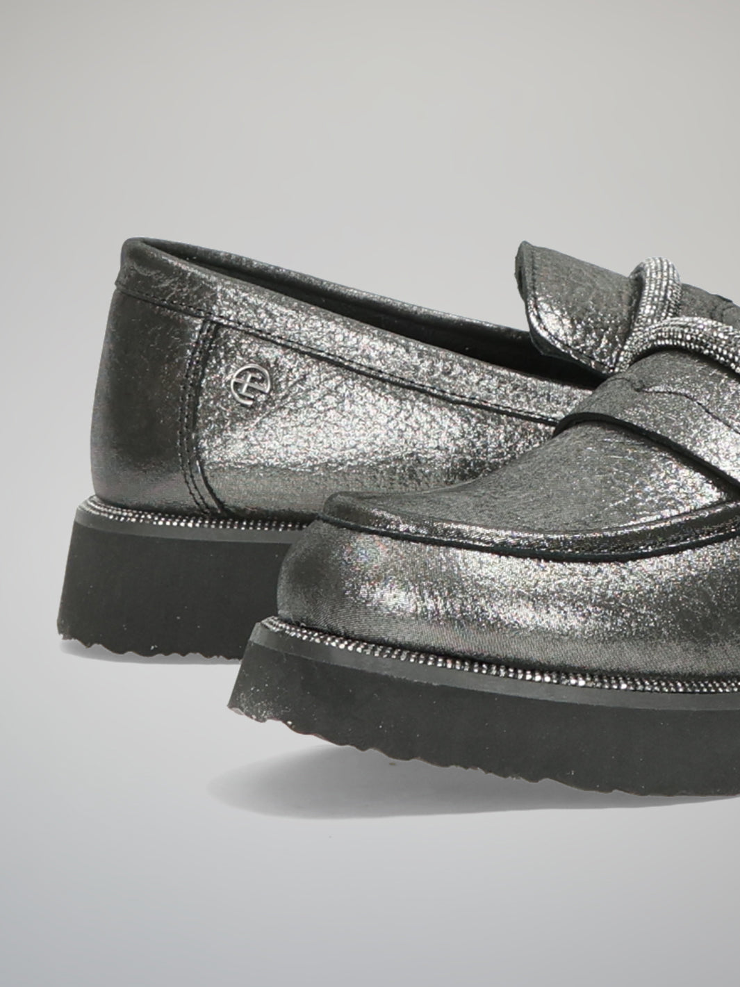 LEATHER SHOES - METALLIC