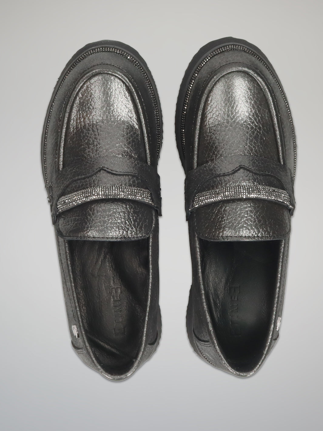 LEATHER SHOES - METALLIC