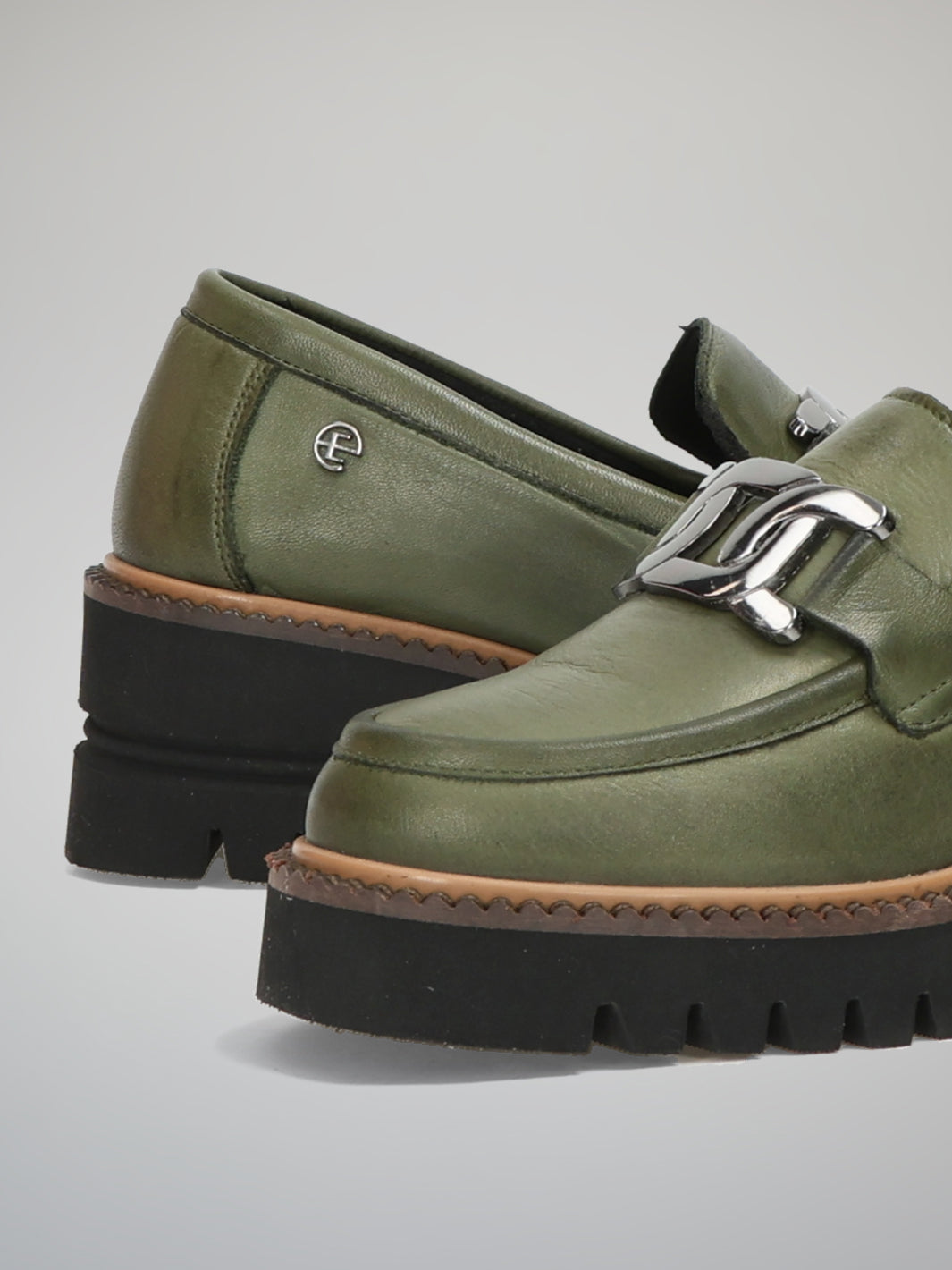 LEATHER SHOES - GREEN
