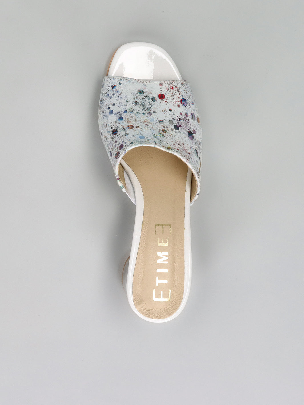 LEATHER SLIPPERS - WHITE