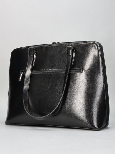 LEATHER BAG - BLACK