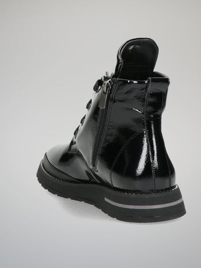 ANKLE SHOES - BLACK
