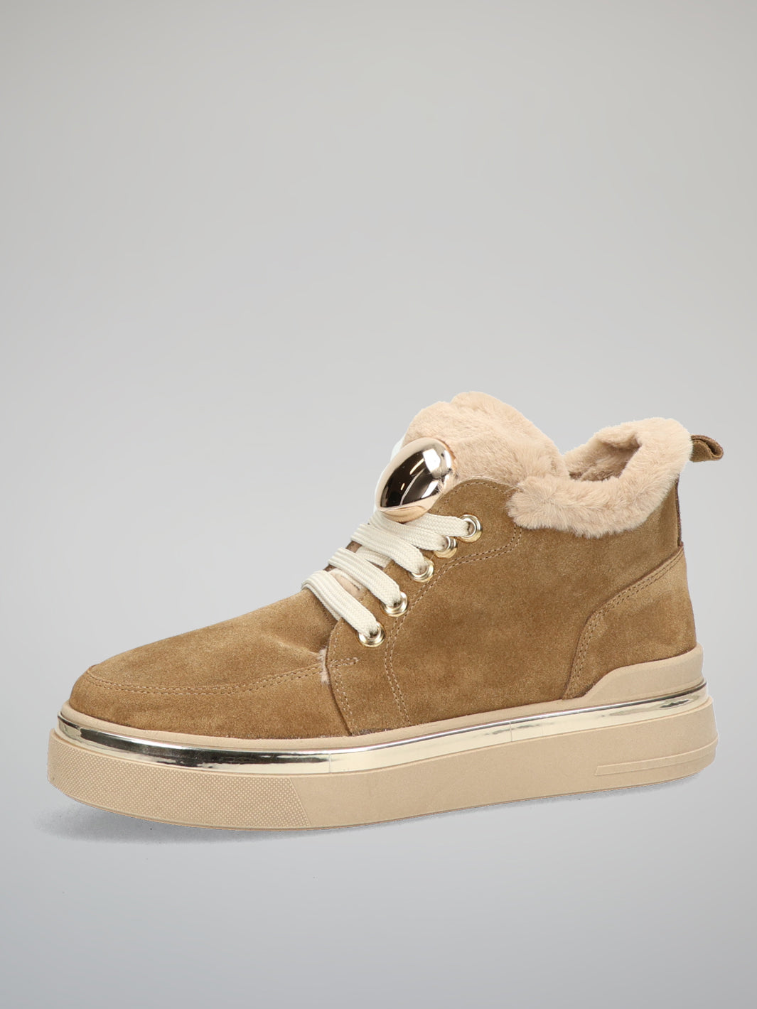 WINTER ANKLE SHOES - BEIGE