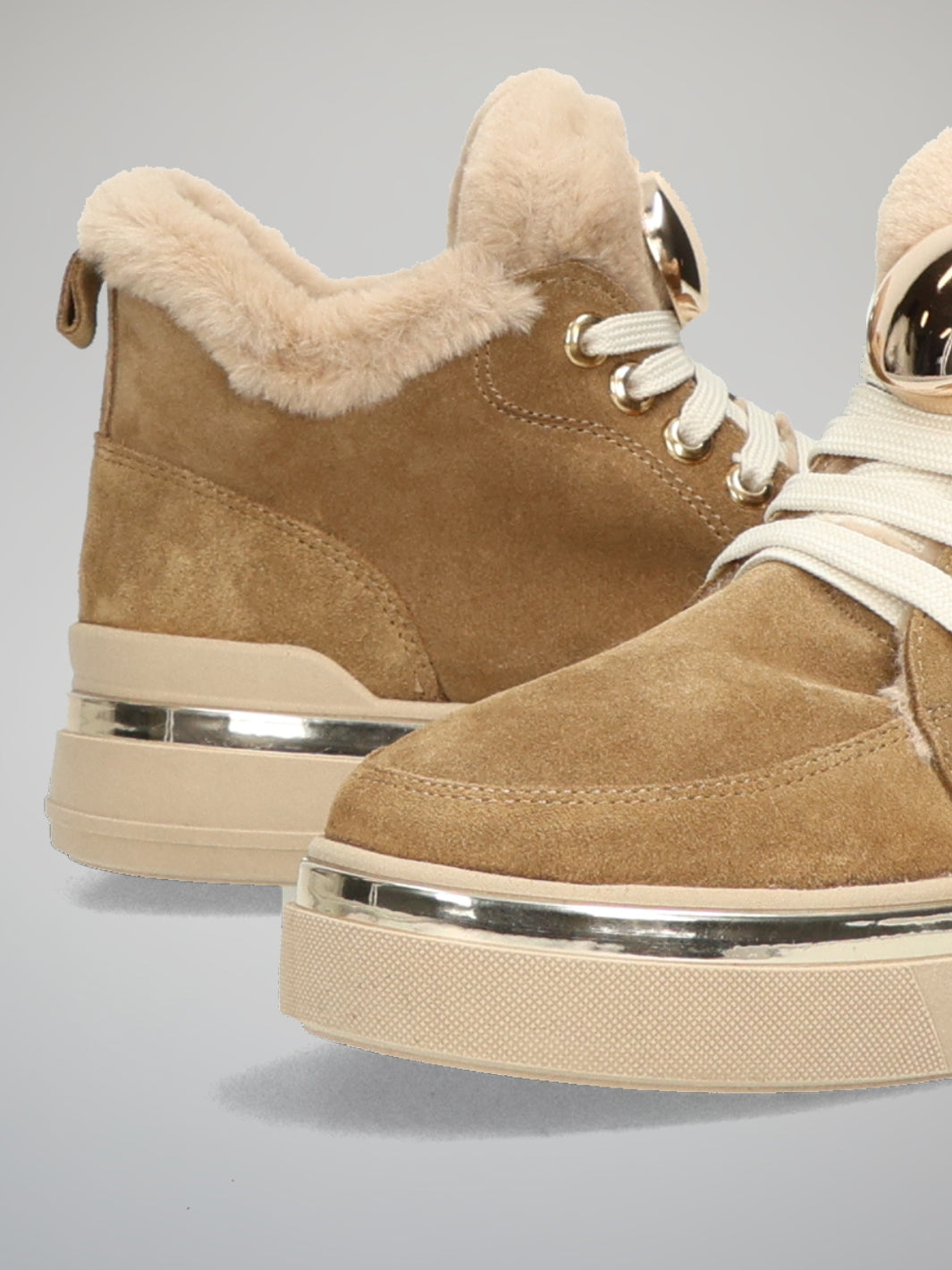 WINTER ANKLE SHOES - BEIGE