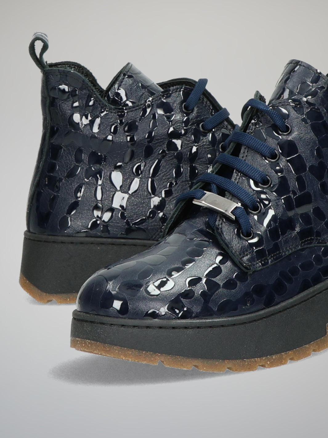 ANKLE SHOES - DARK BLUE