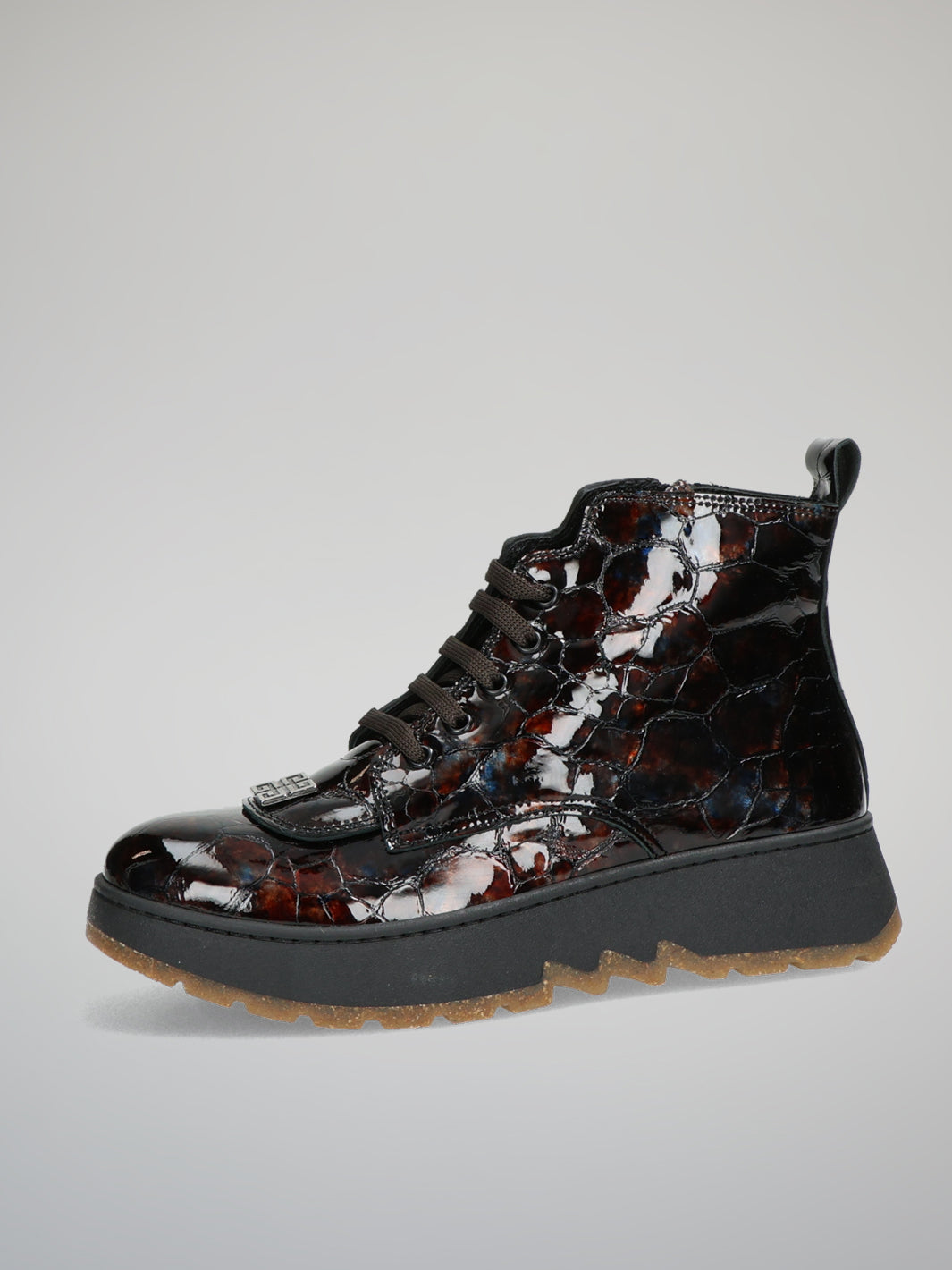 STYLISH ANKLE BOOTS - BROWN