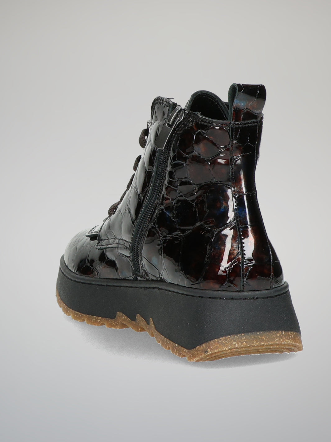 STYLISH ANKLE BOOTS - BROWN