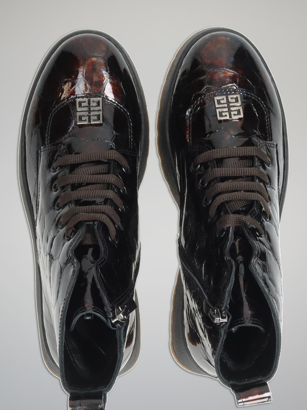 STYLISH ANKLE BOOTS - BROWN