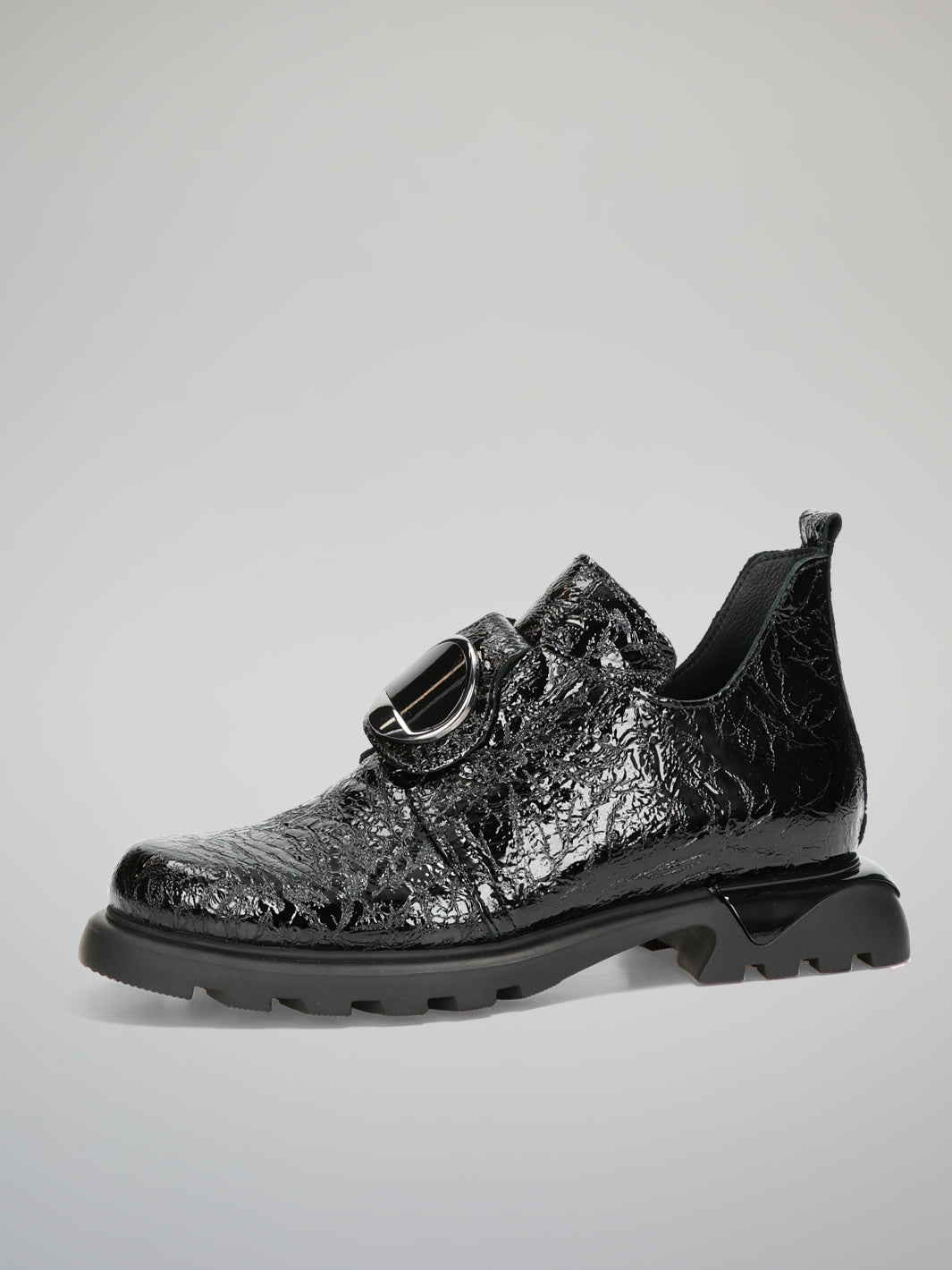 LEATHER SHOES - BLACK