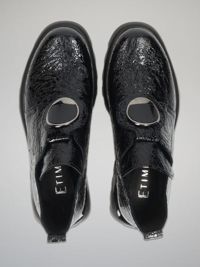 LEATHER SHOES - BLACK