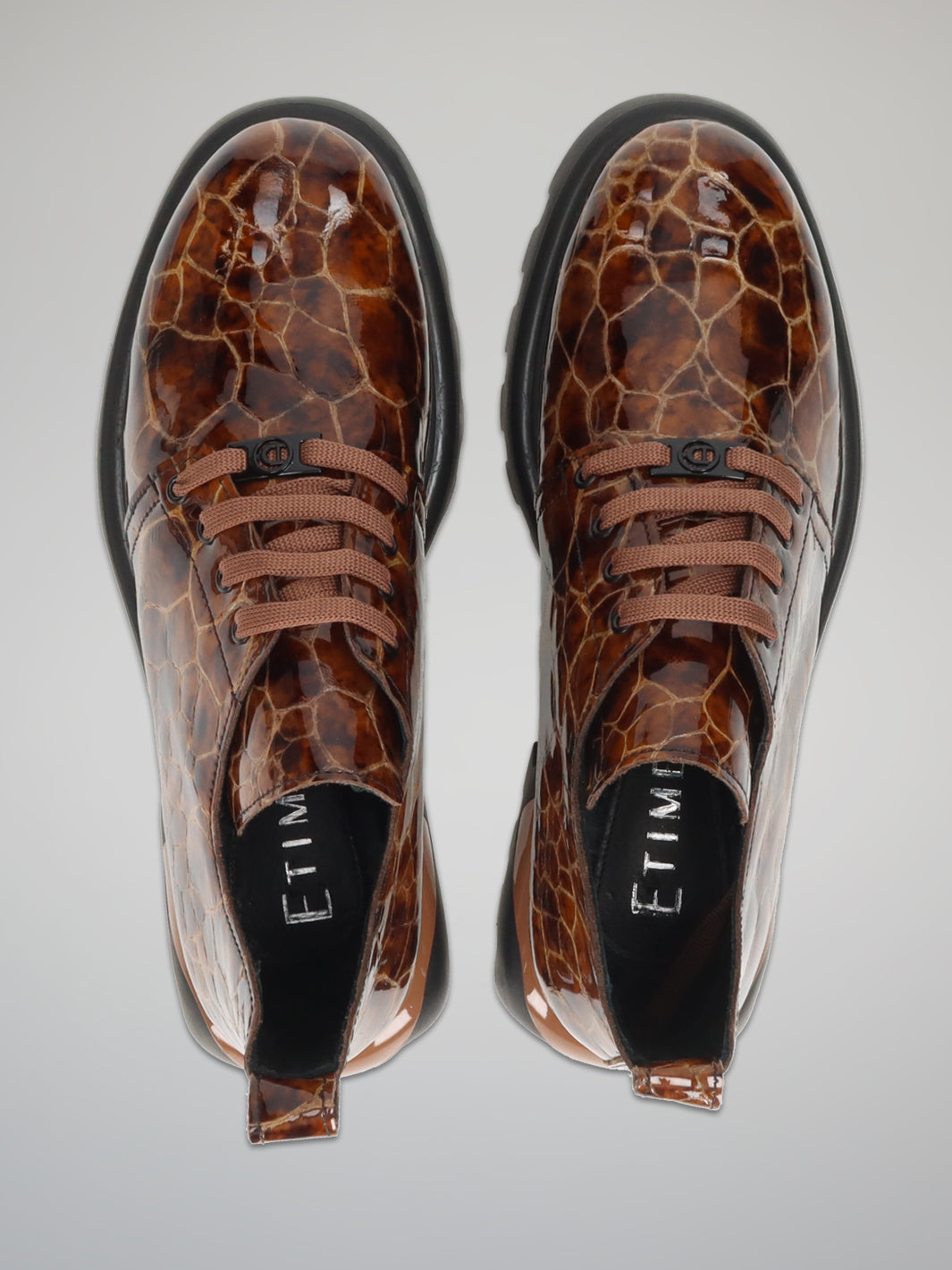 LEATHER SHOES - BROWN