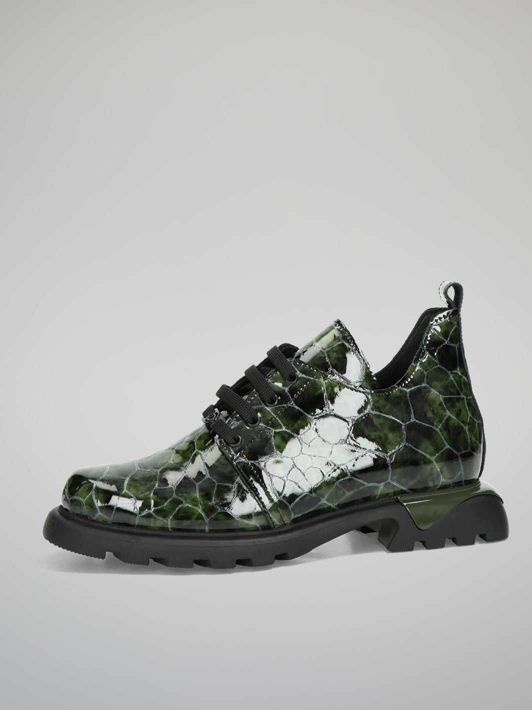 LEATHER SHOES - GREEN