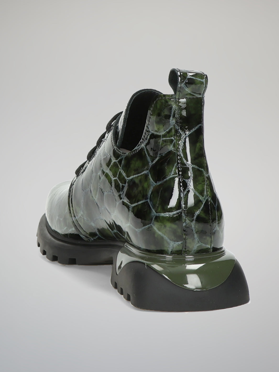 LEATHER SHOES - GREEN