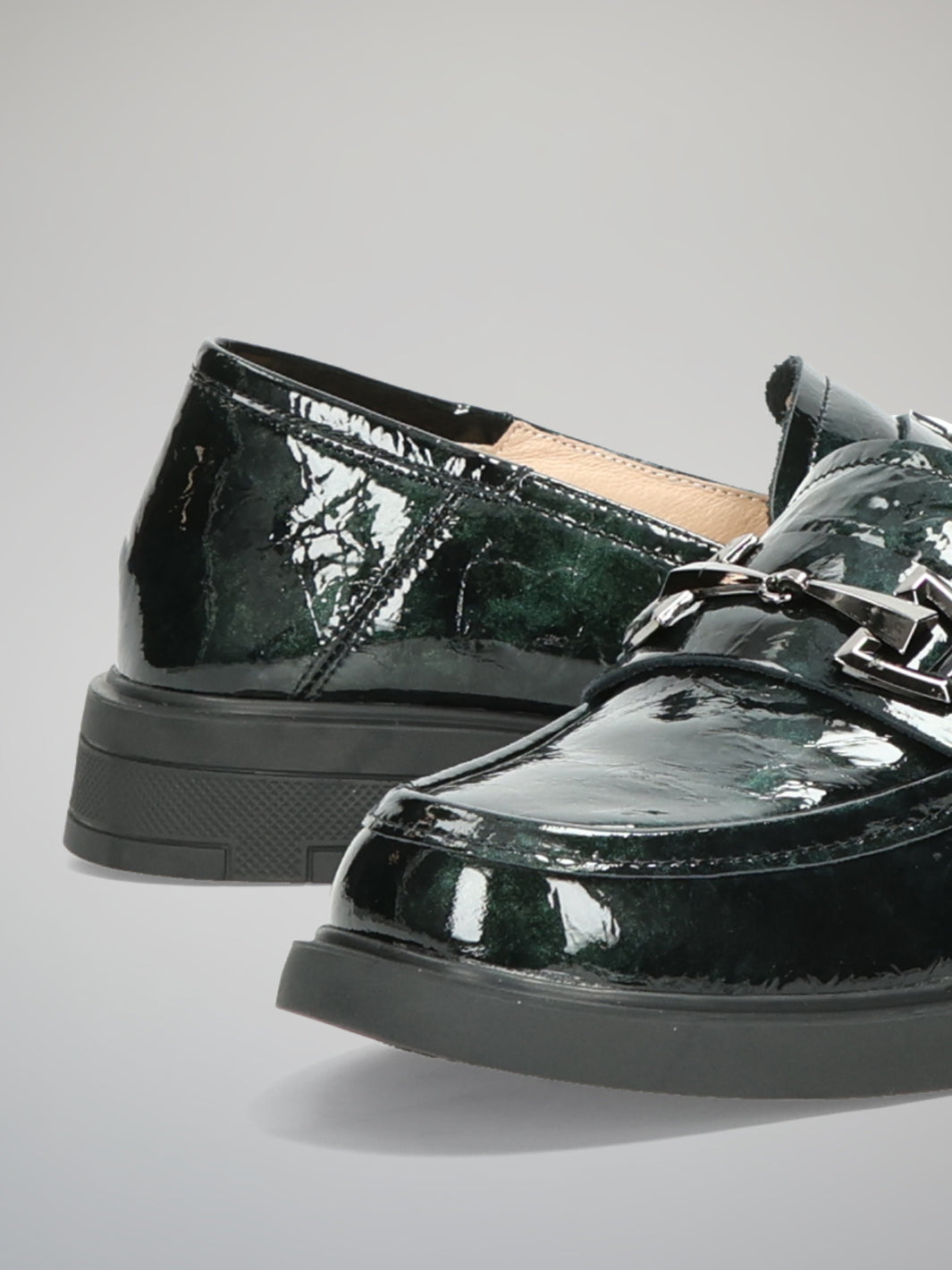 LEATHER SHOES - GREEN