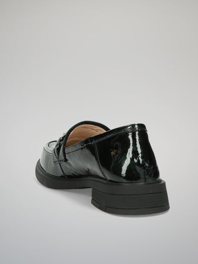 LEATHER SHOES - GREEN