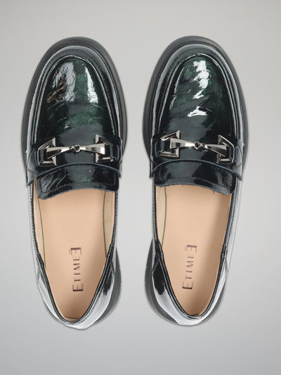 LEATHER SHOES - GREEN