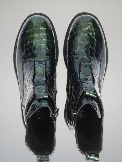 ANKLE BOOTS - GREEN