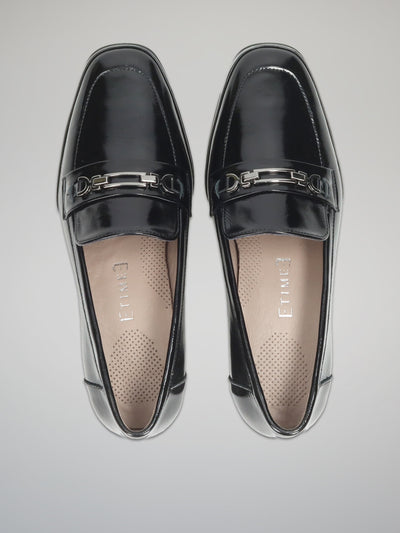 LEATHER SHOES - BLACK