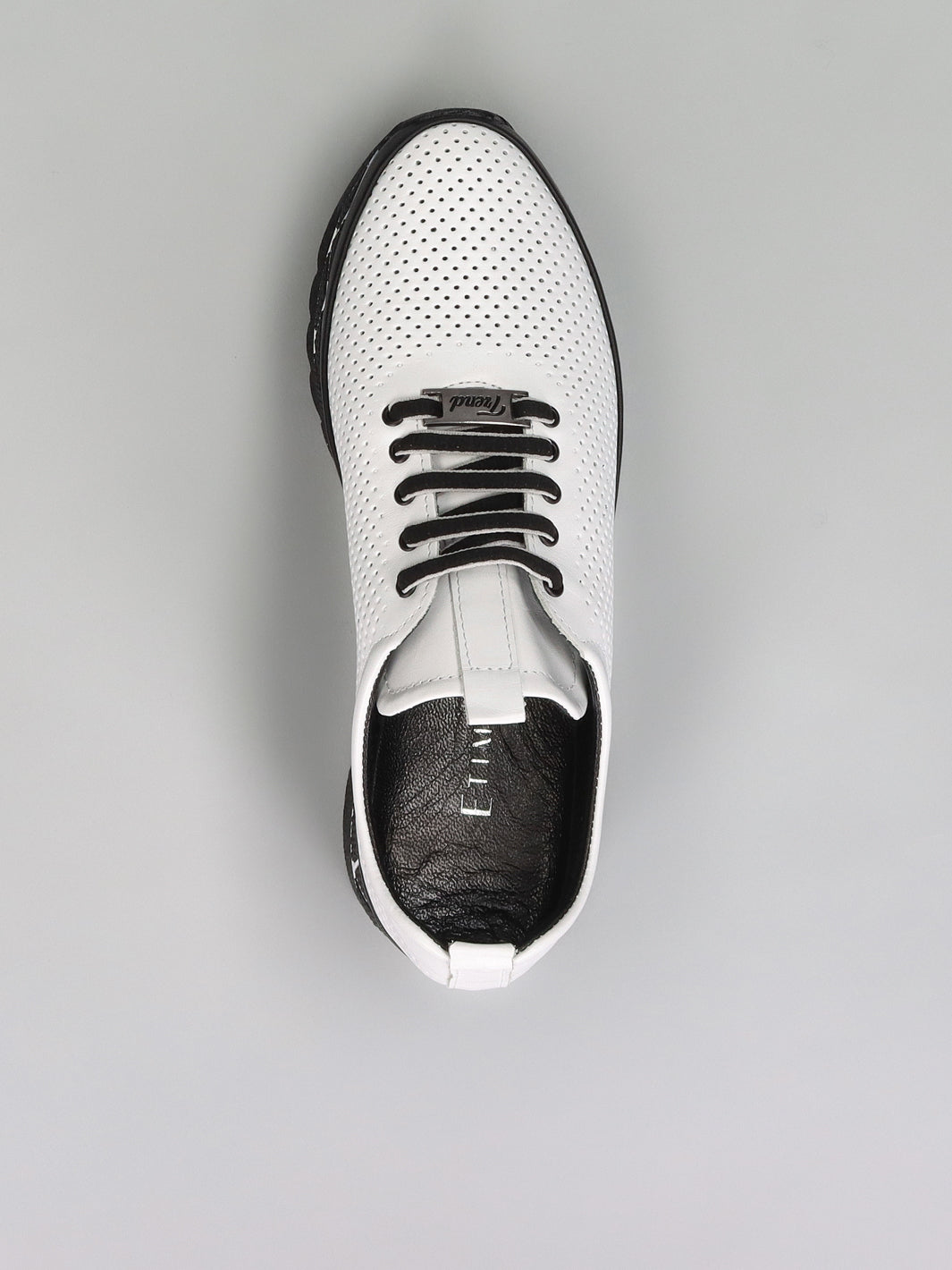 LEATHER SNEAKER - WHITE