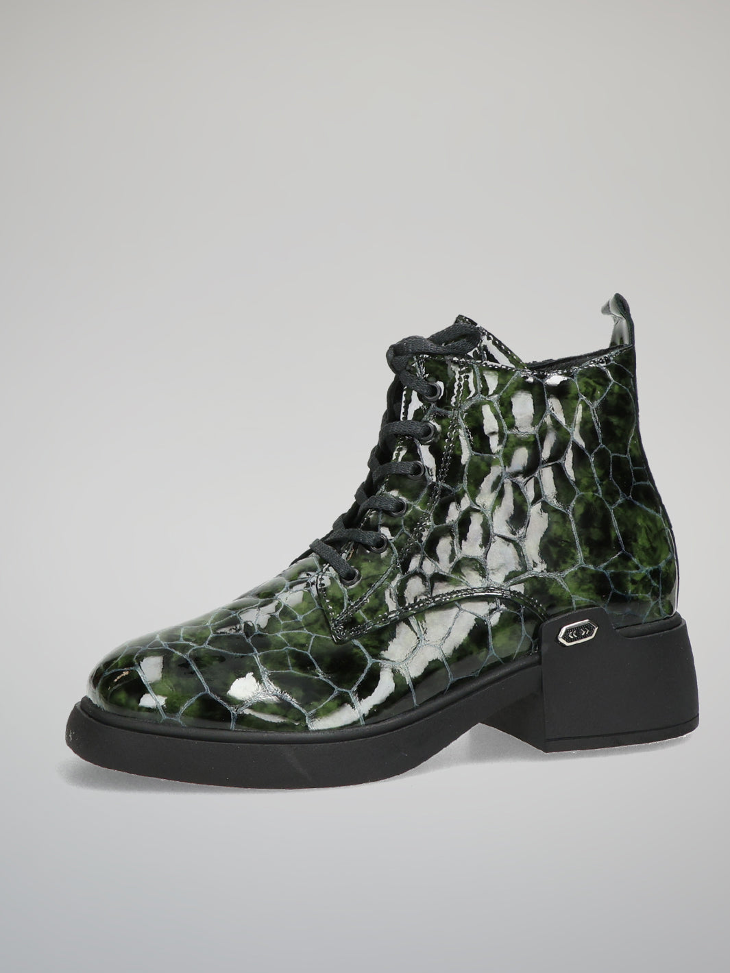 STYLISH ANKLE BOOTS - GREEN