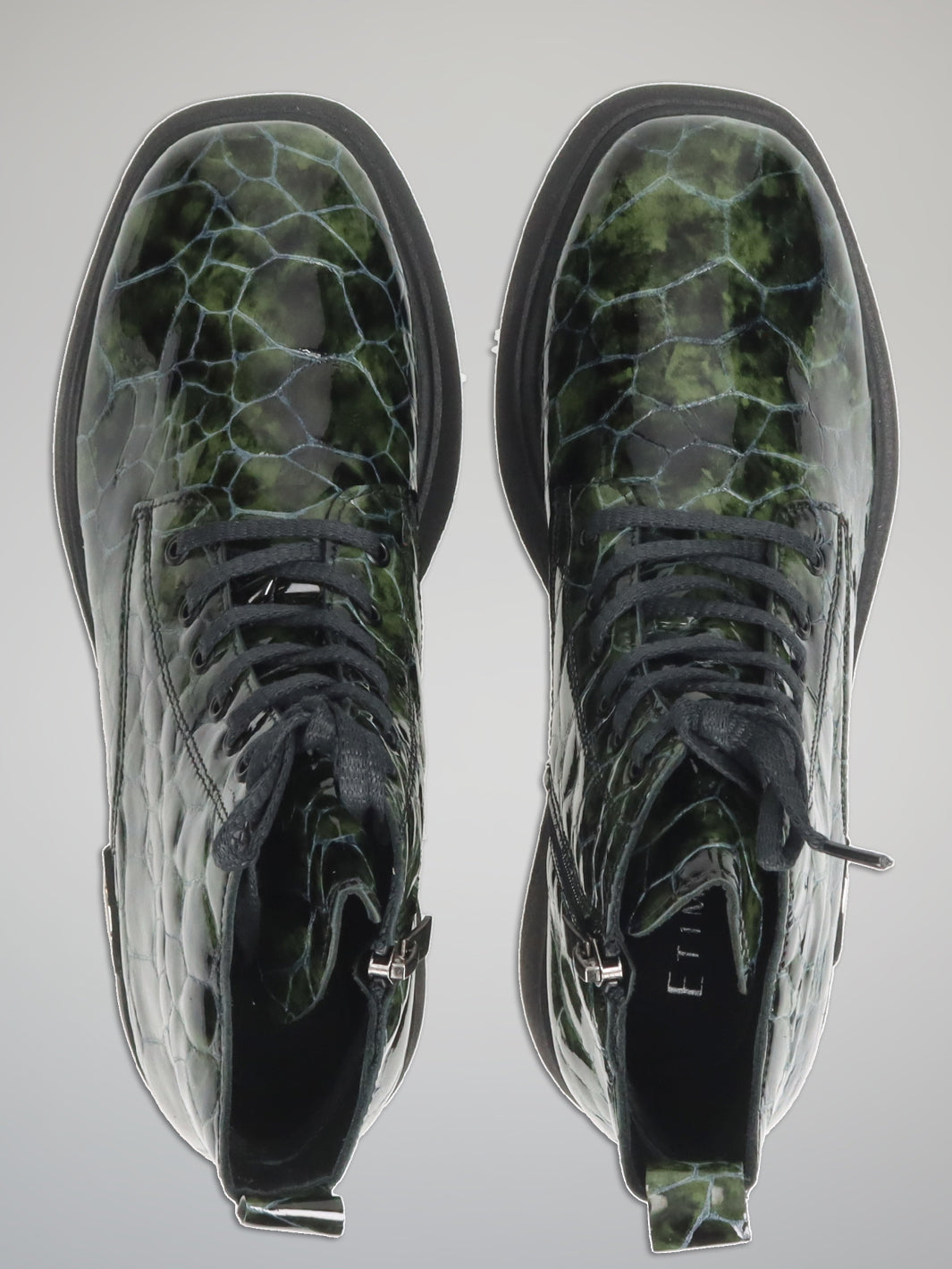 STYLISH ANKLE BOOTS - GREEN