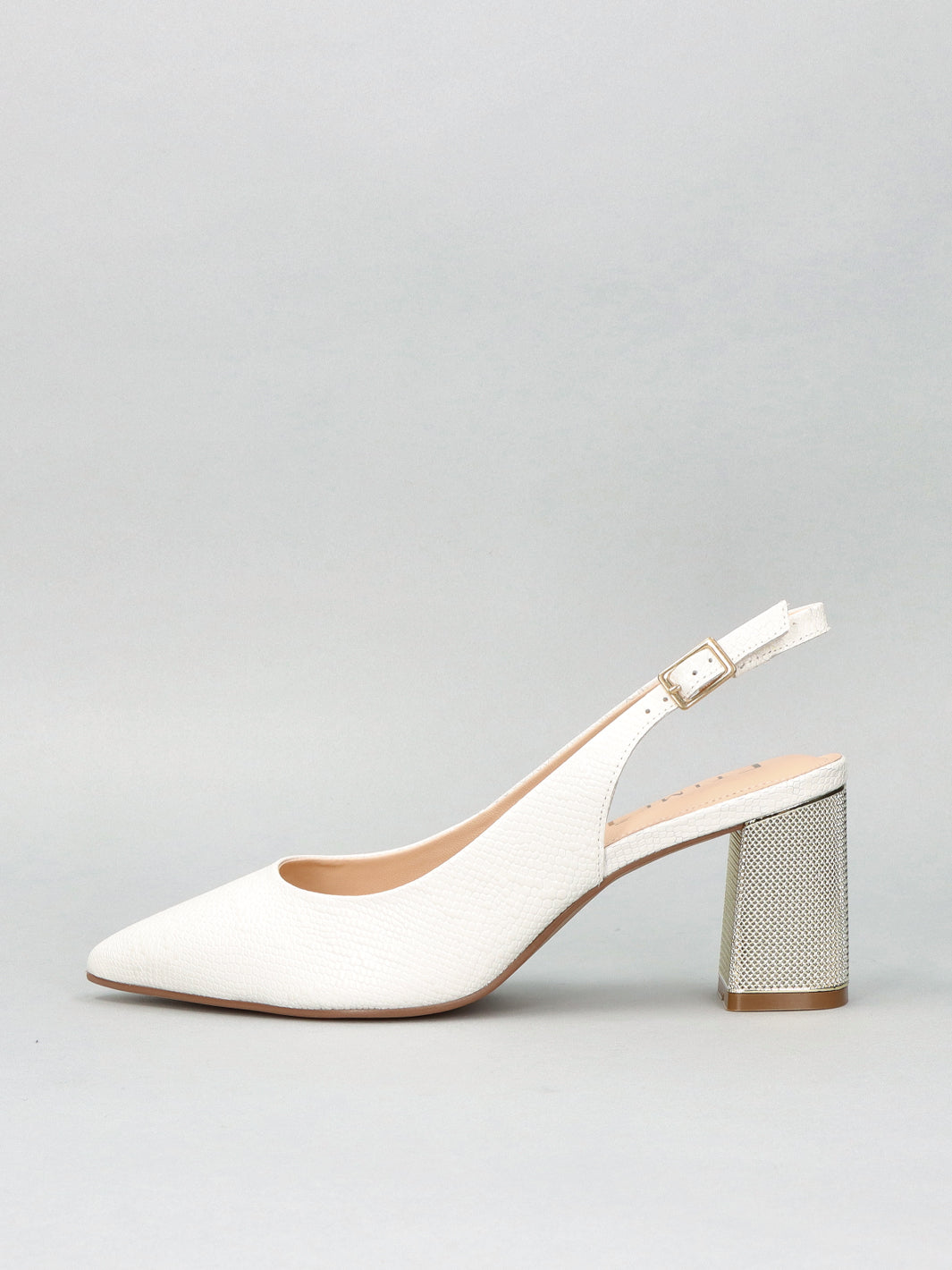 LEATHER SLINGS - WHITE