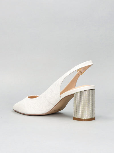LEATHER SLINGS - WHITE