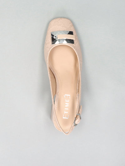 LEATHER SLINGS - LIGHT PINK