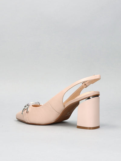 LEATHER SLINGS - LIGHT PINK