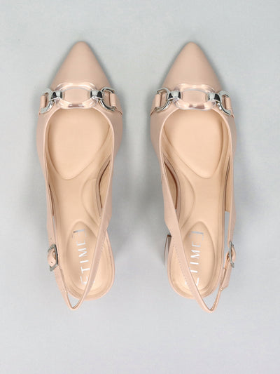 LEATHER SLINGS - LIGHT PINK