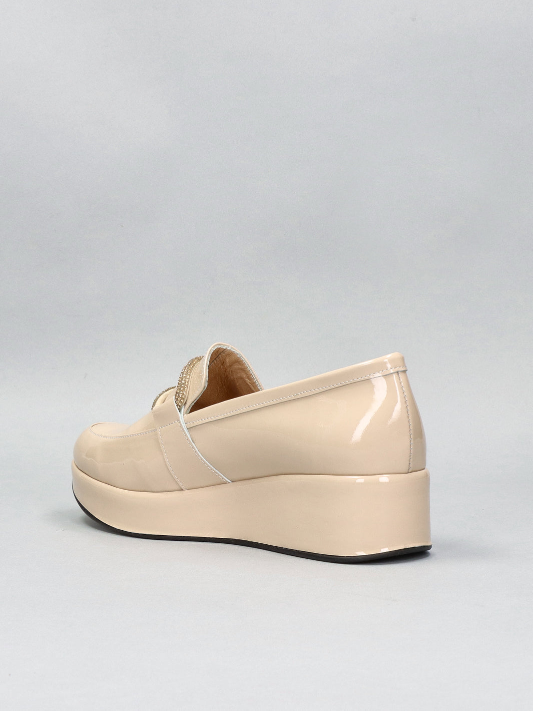 cream color dress shoes for women LEATHER LOW SHOES