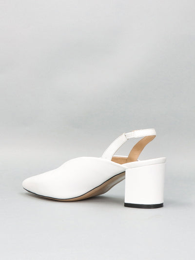LEATHER SLINGS - WHITE