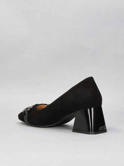SUEDE PUMPS - BLACK