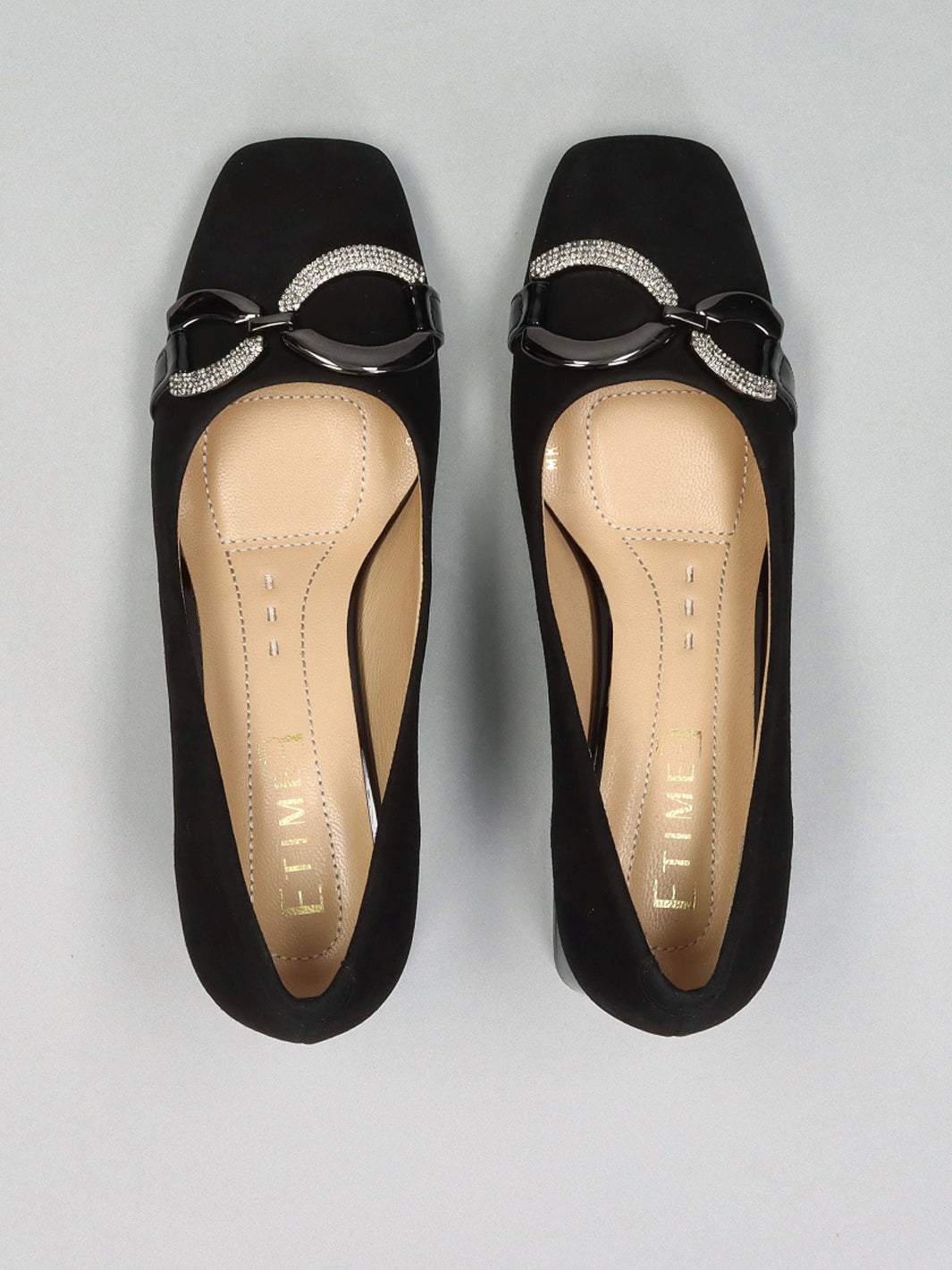 SUEDE PUMPS - BLACK